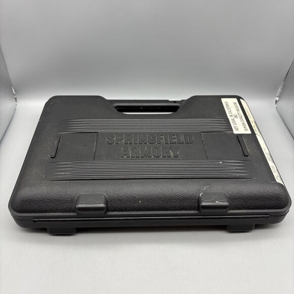 Springfield Armory XD-9 Factory Hard Plastic Pistol Empty Case Box Black - Picture 3 of 15